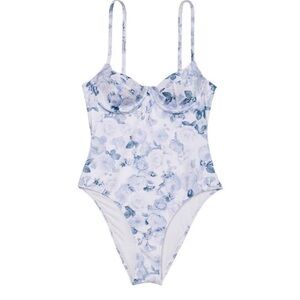 Victoria's Secret Blue Floral Swimsuit